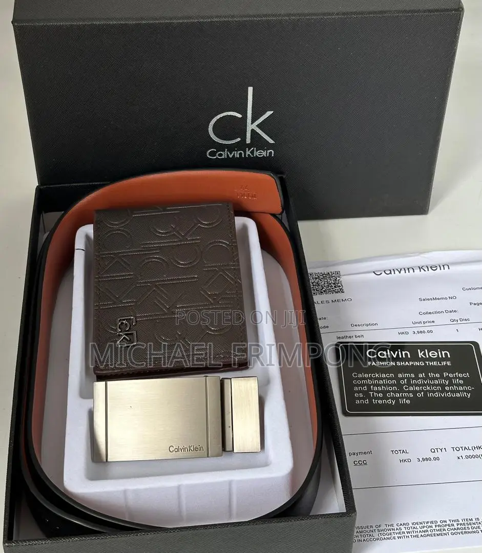 Calvin Klein Belt and Wallet