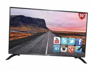 Authentic Nasco 50′′Uhd Digital Satellite Smart Tv,Black