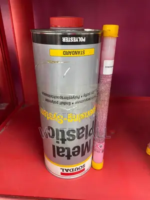 Soudal Metal Plastic Standard Polyester Putty Gray 3kg - Sou