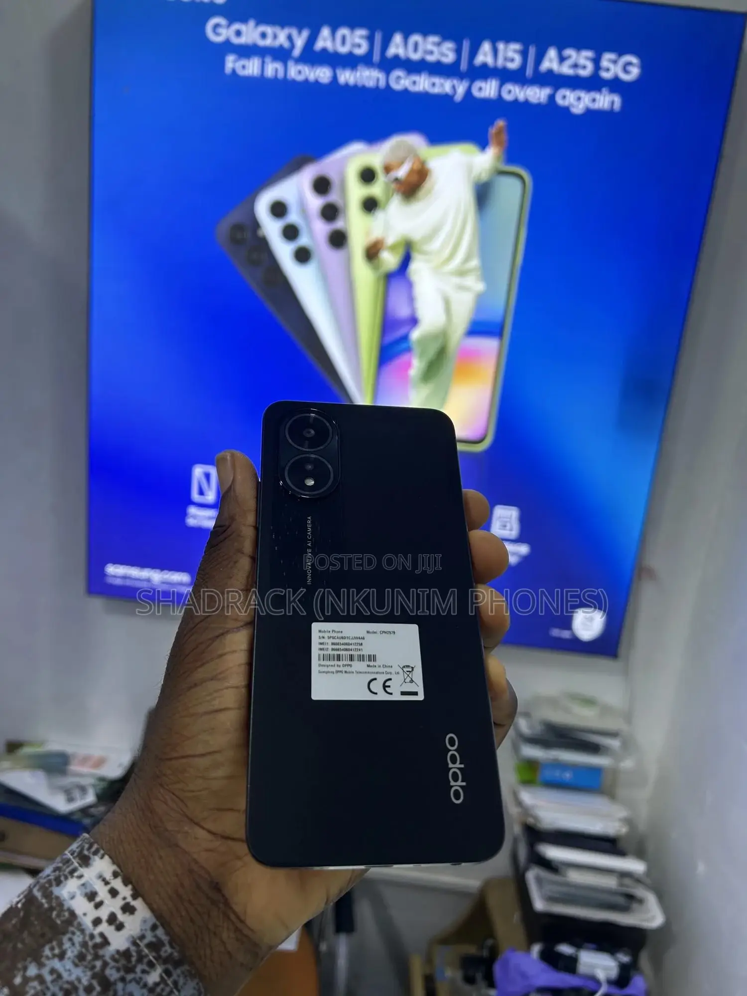 New Oppo A38 128 GB Black