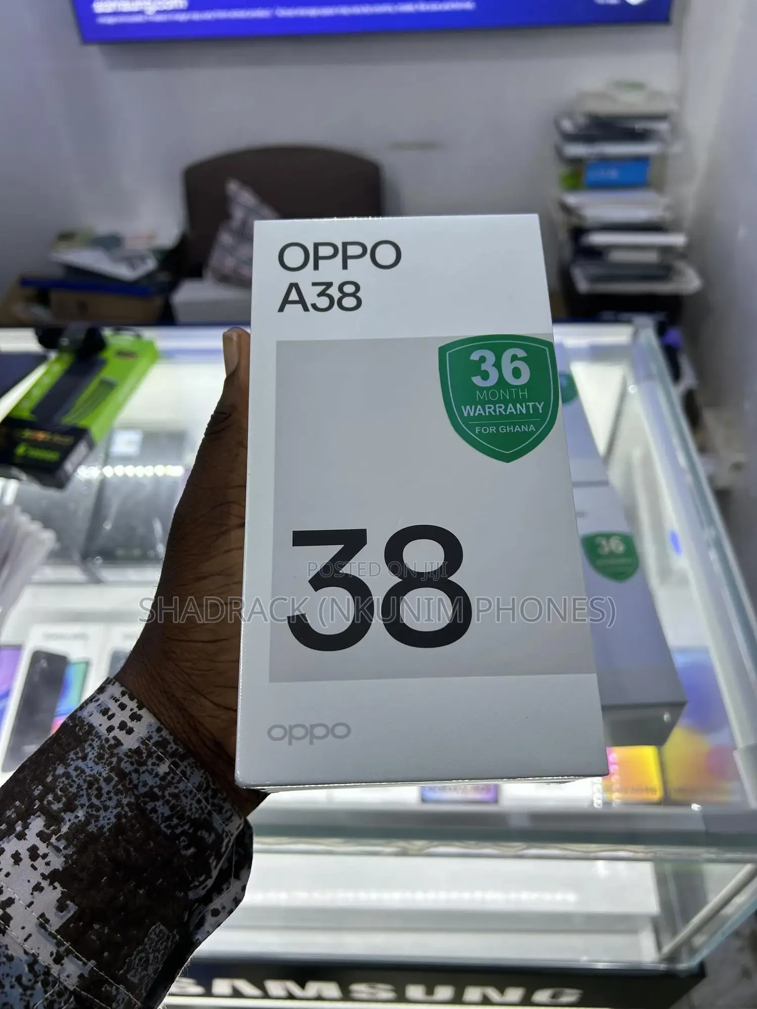 New Oppo A38 128 GB Black