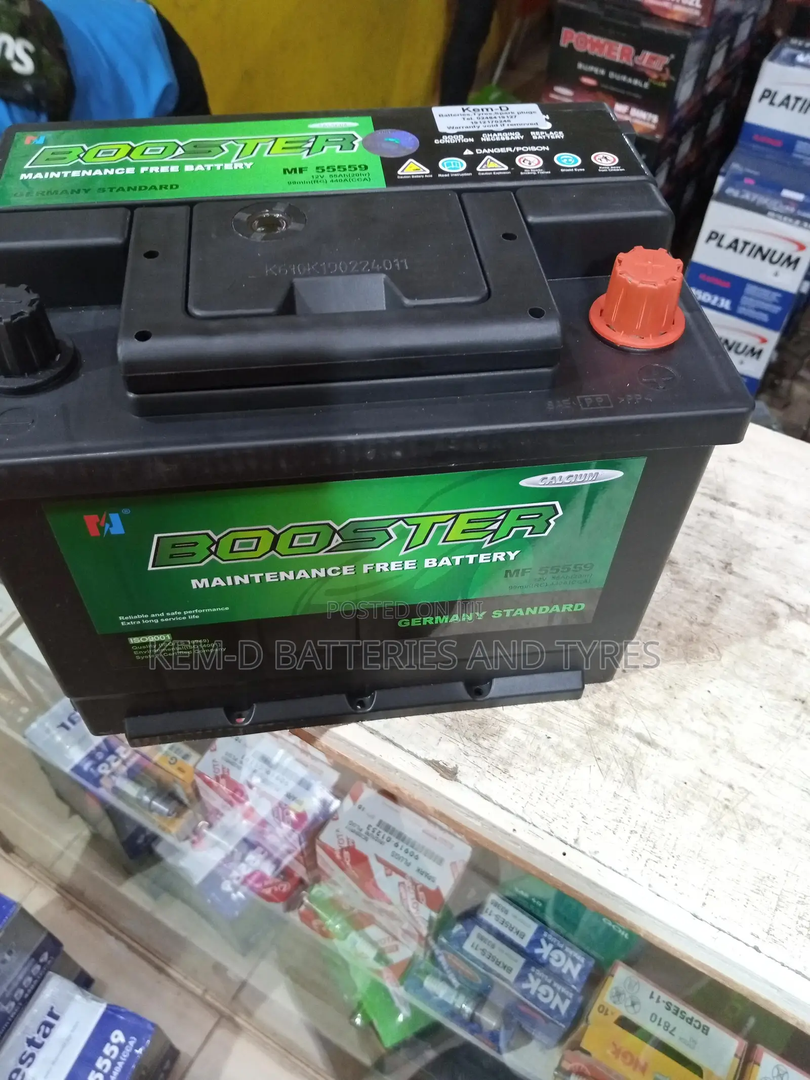 Car Battery ( 13 Plates Booster Batteries ) + Free Delivery