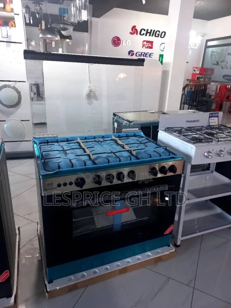 Get Quality ~Nasco 5br Stainless Gas Cooker