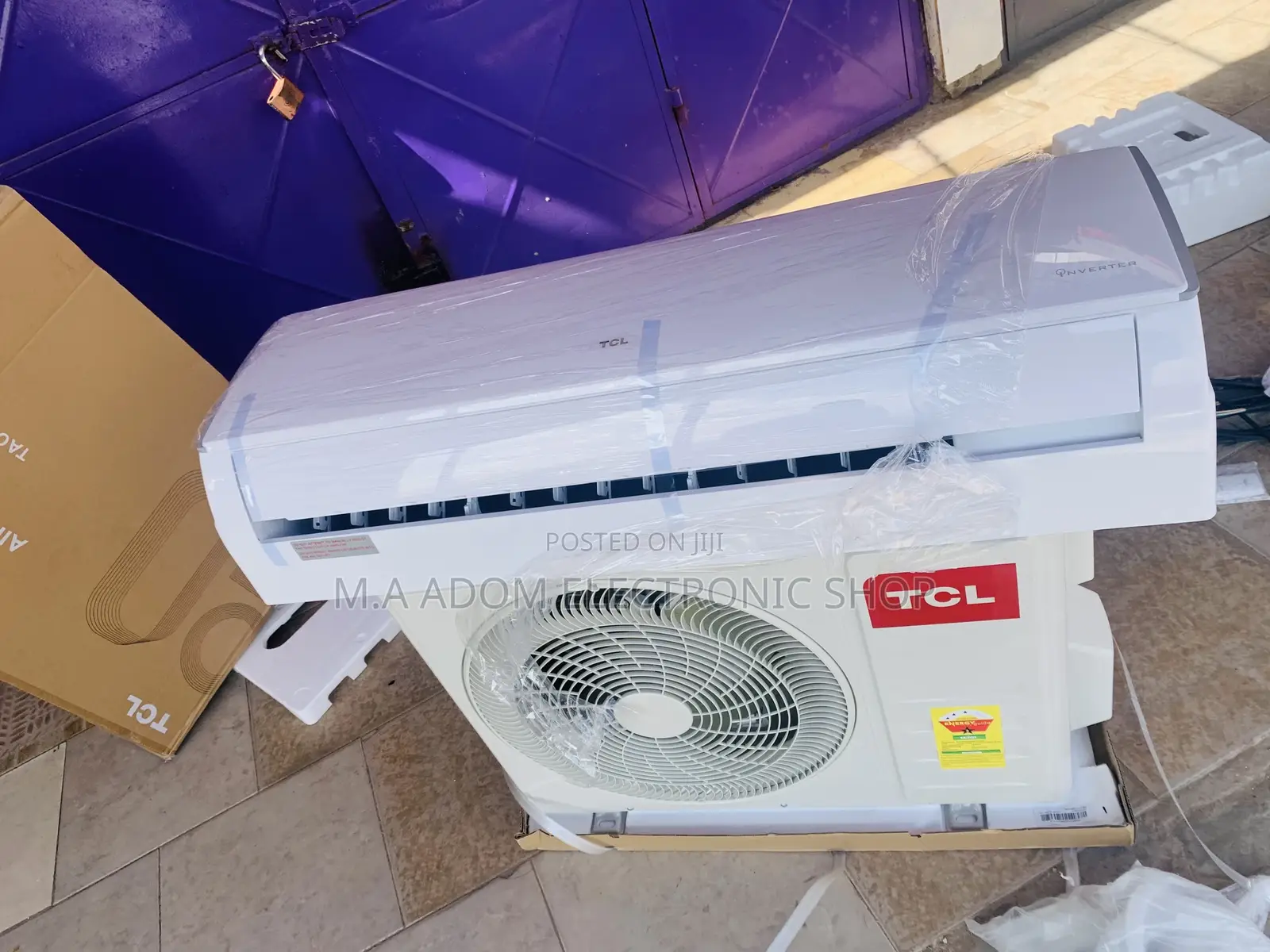 Quality TCL 1.5hp R410 Split Type Air Conditioner(White).
