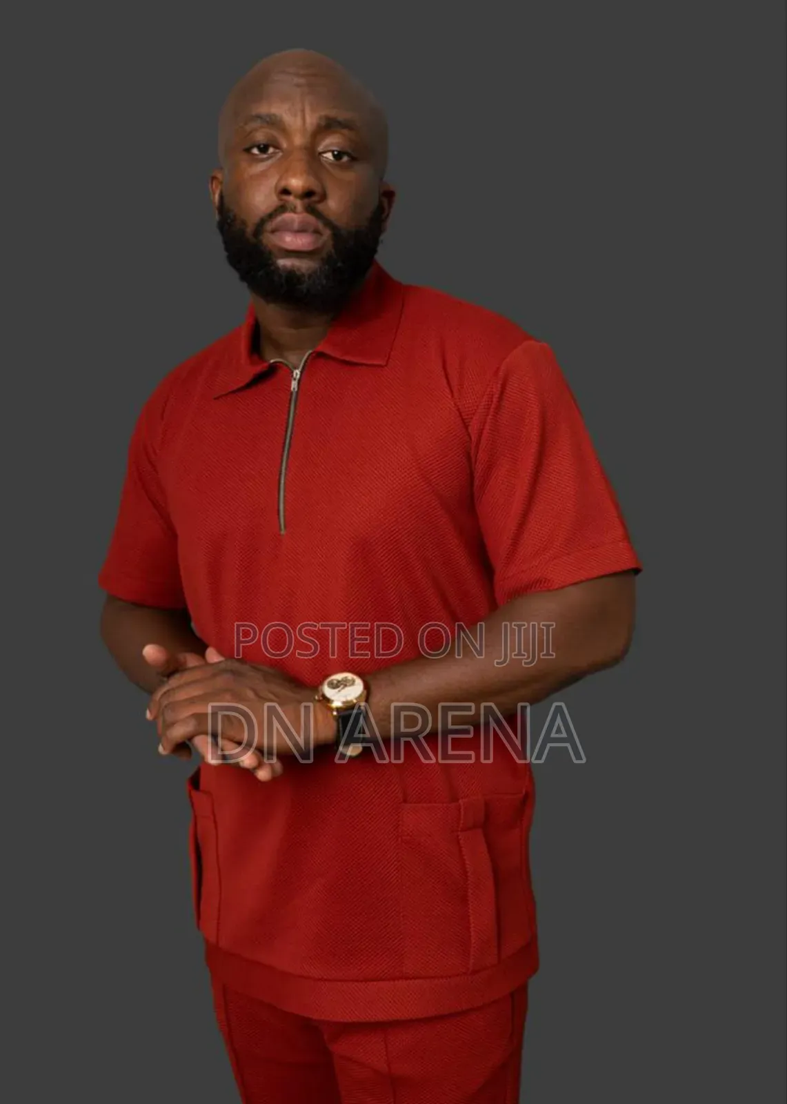 Quality Men 2pcs Outfits Trousers and Top