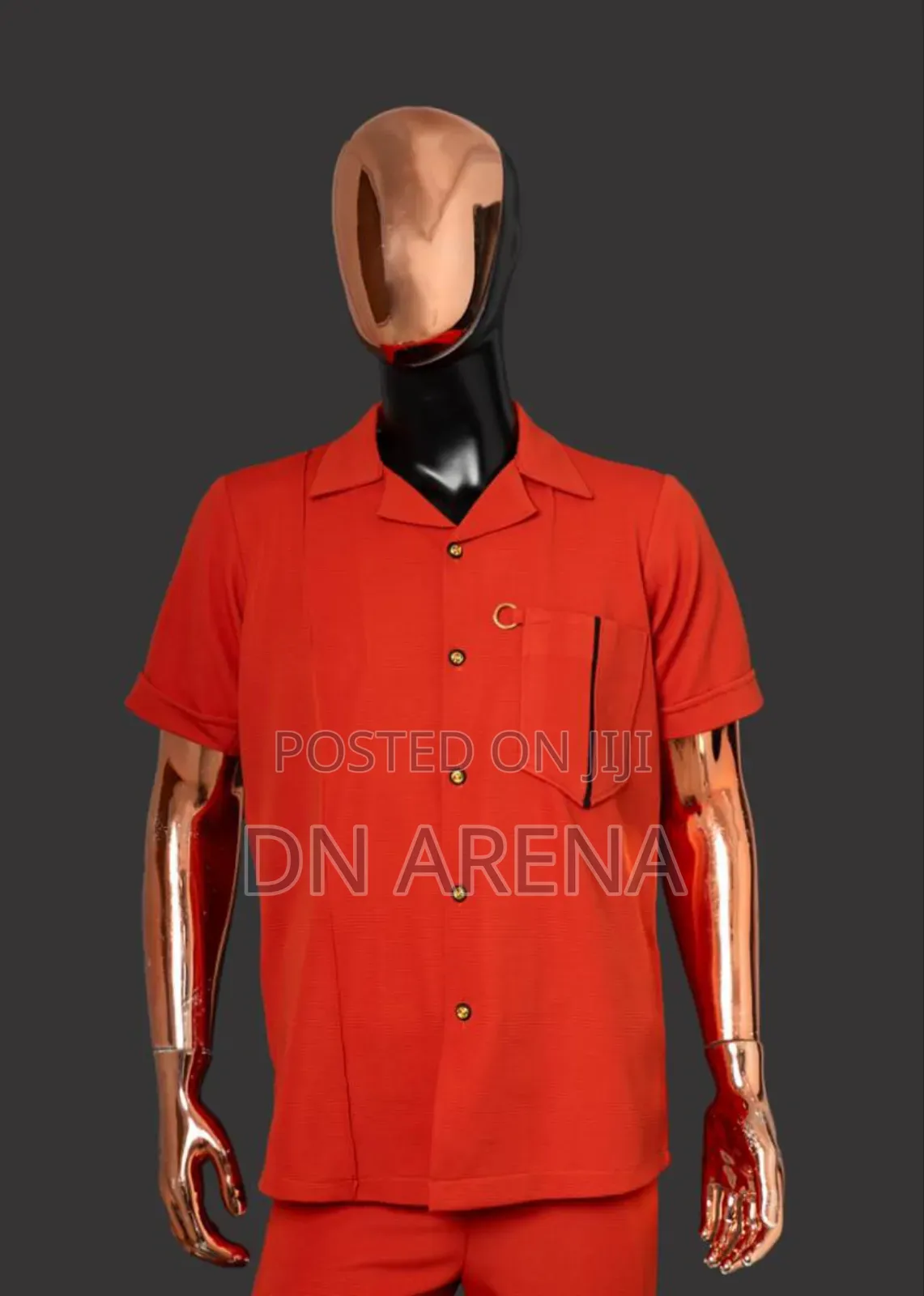 Quality Men 2pcs Outfits Trousers and Top