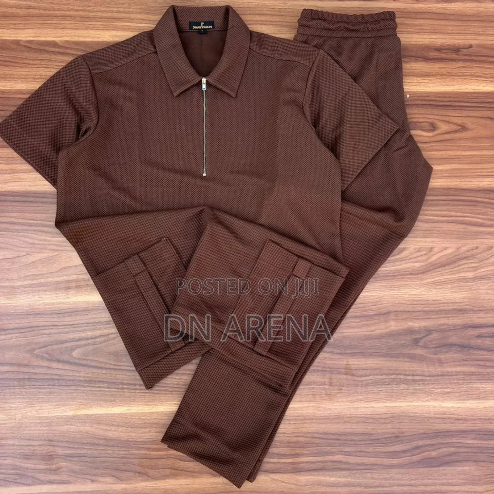Quality Men 2pcs Outfits Trousers and Top