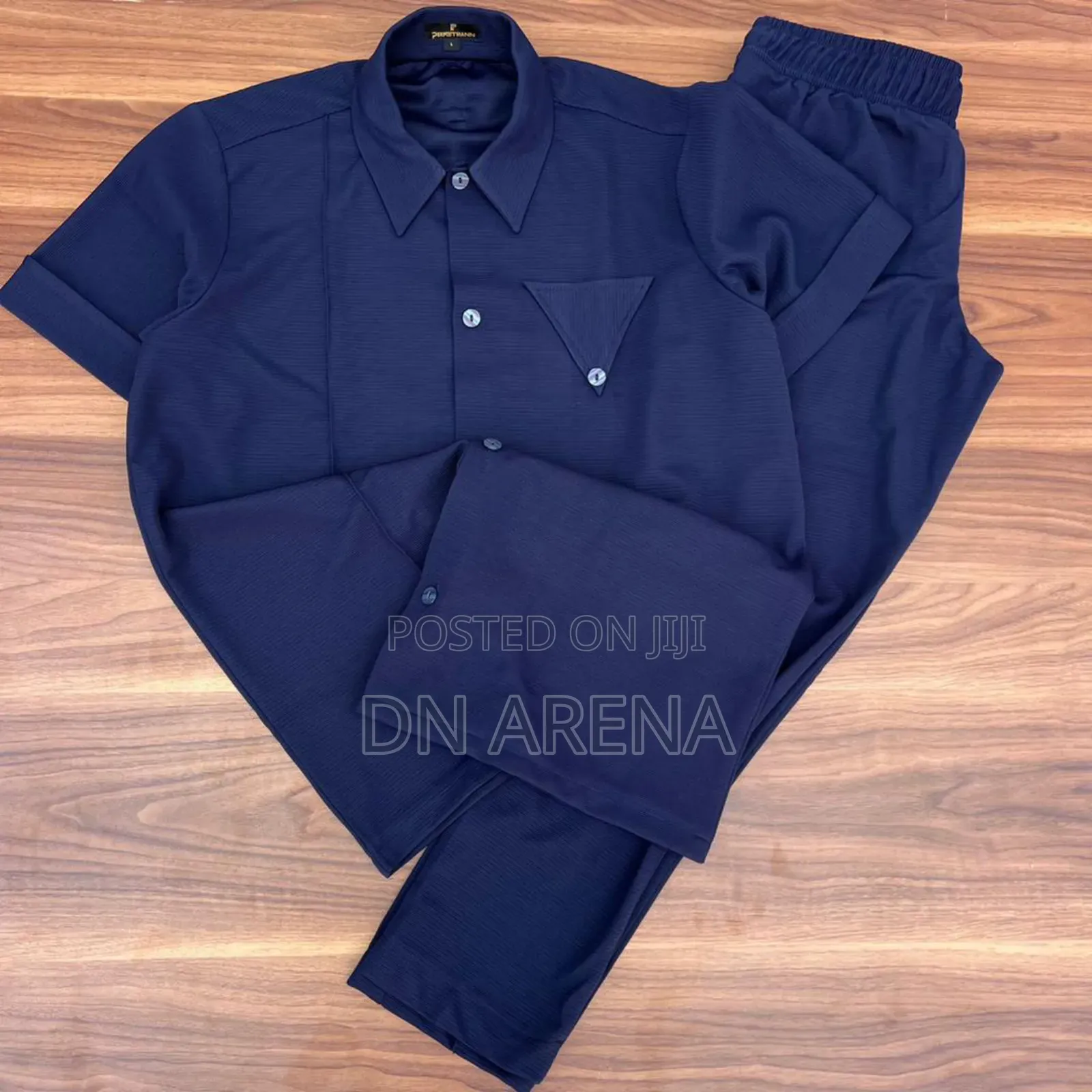 Quality Men 2pcs Outfits Trousers and Top