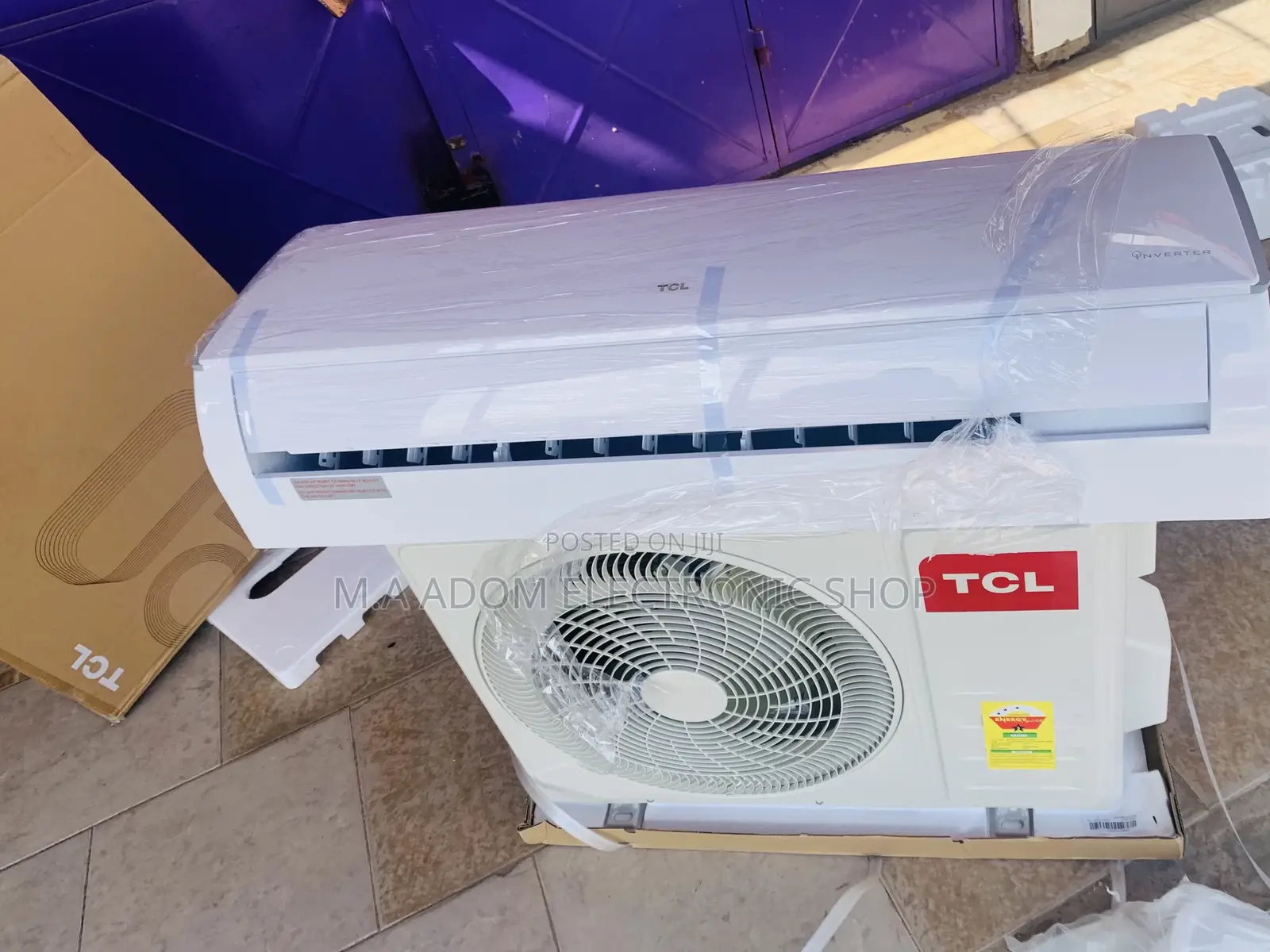 Authentic TCL 1.5hp Split Inverter Air Conditioner,White.