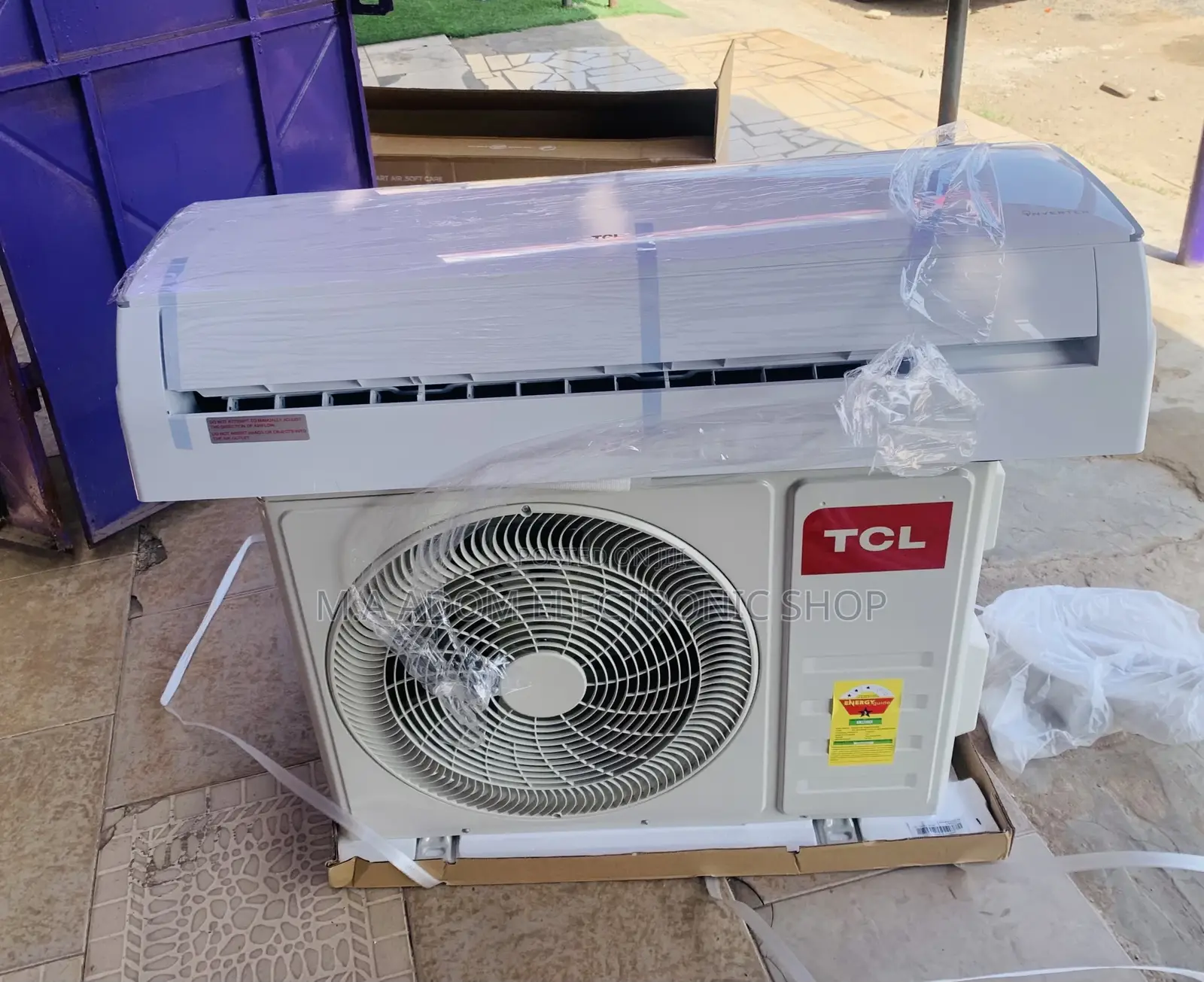 Super Cooling TCL 1.5hp Split Inverter Air Conditioner,White