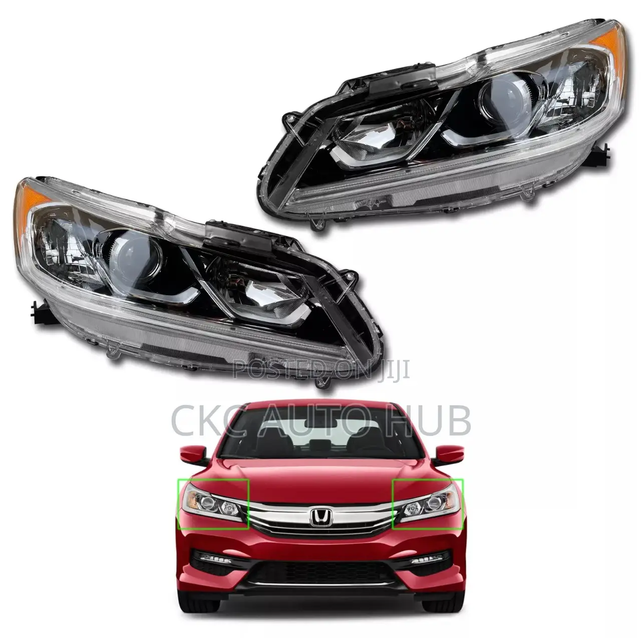 Honda Accord 2016 2017 Headlights