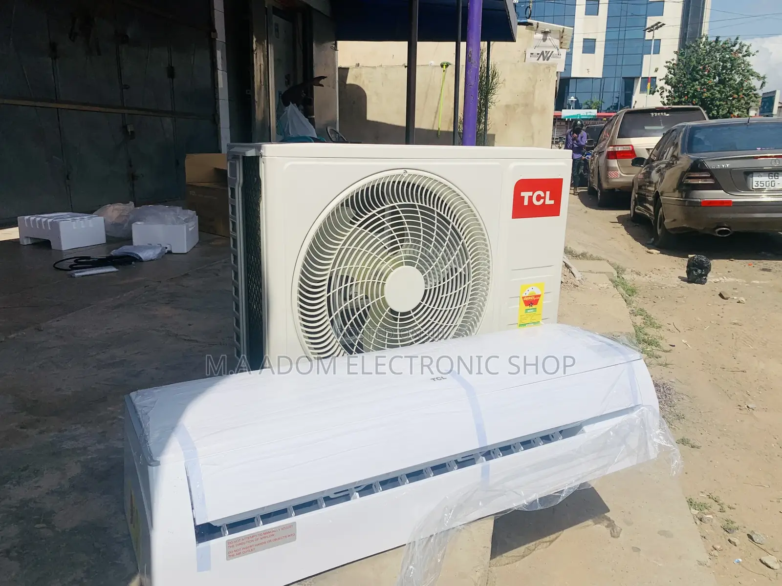 Unique TCL 2.5hp Split Type Inverter Air Conditioner(White).