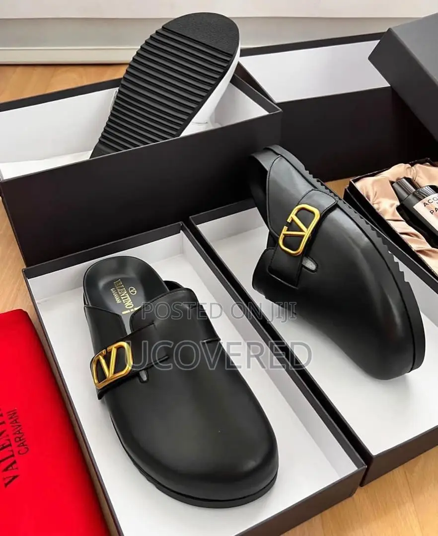 Valentino Garavani Men’S Leather Half Shoe
