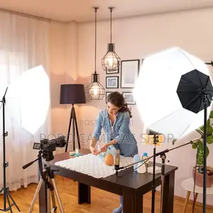 Softbox With Stand, Light And Remote