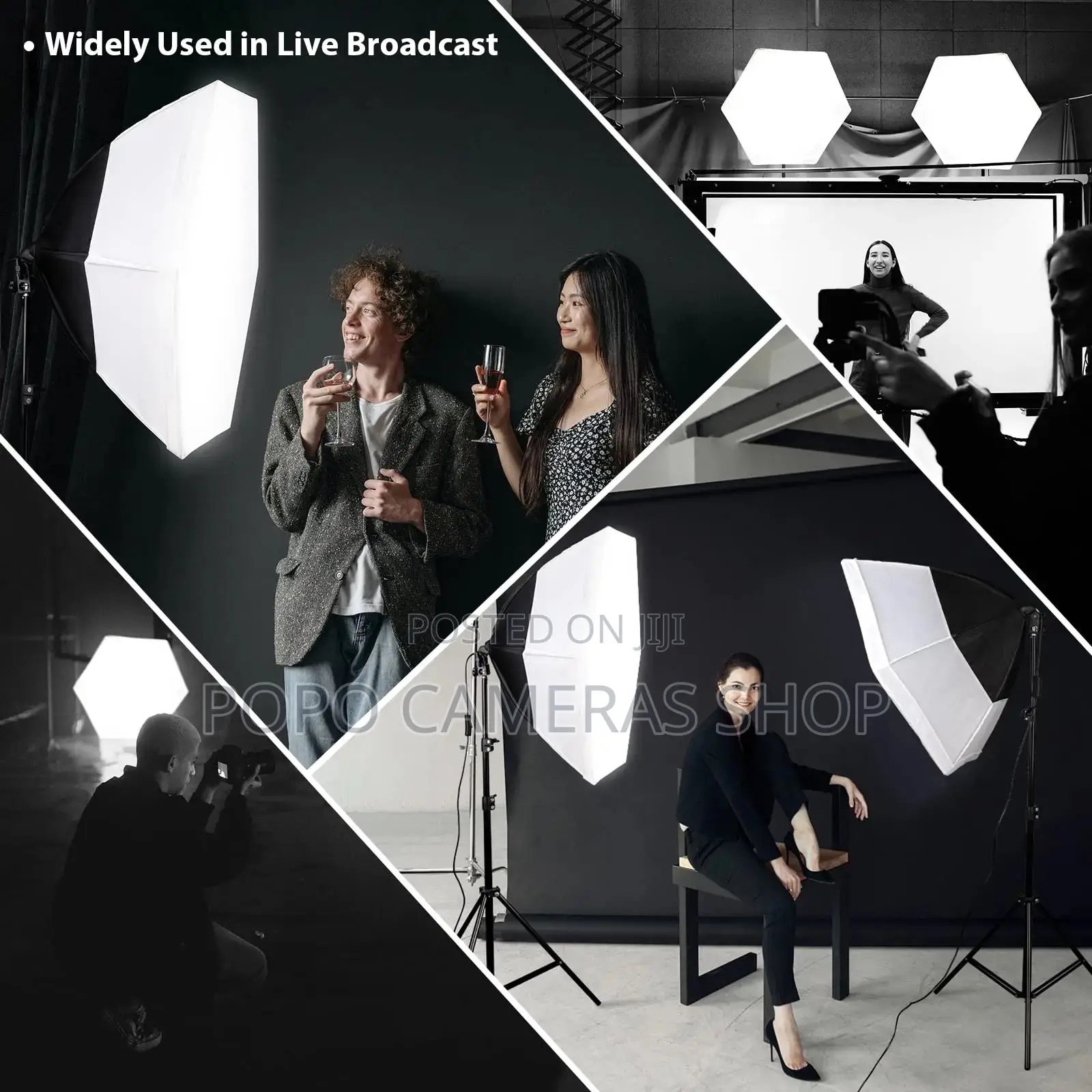 Softbox With Stand, Light And Remote