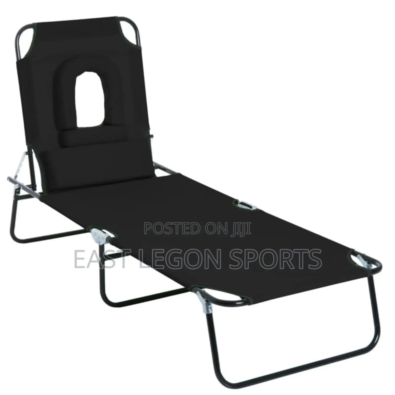 Beach Chair Bed Sun Lounger Folding Pool Side Lazy Chair
