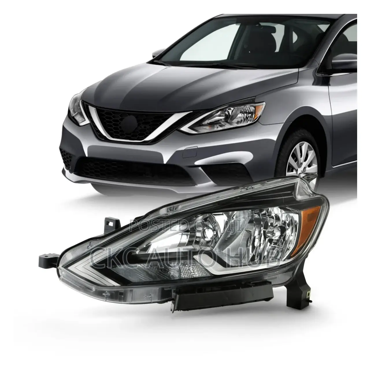 Nissan Sentra 2016 2017 2018 Headlight