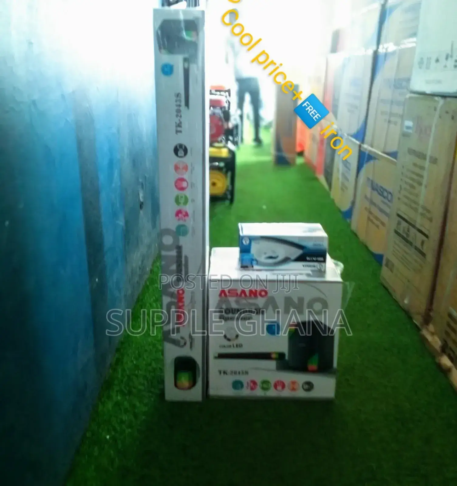 Color LED Sound Bar Speaker+Free Iron LED Sound Bar Speaker