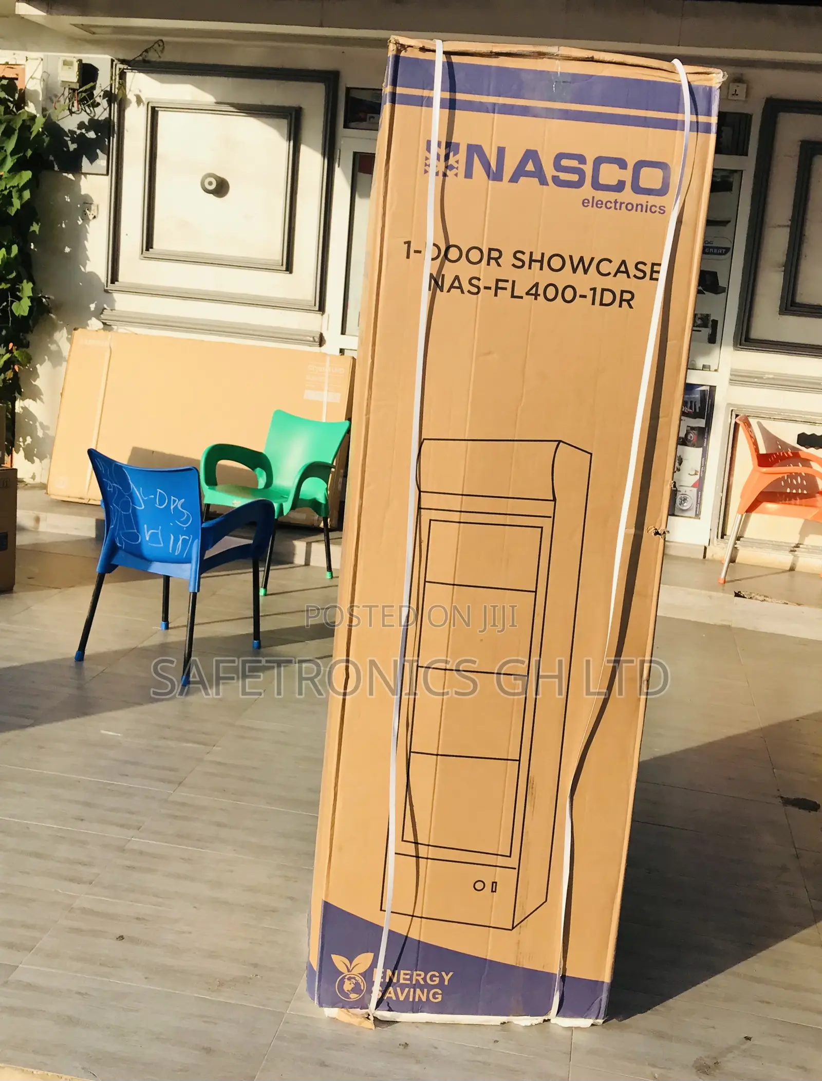 Boxed Display Glass Singledoor Nas-Fl400-1dr Fridge