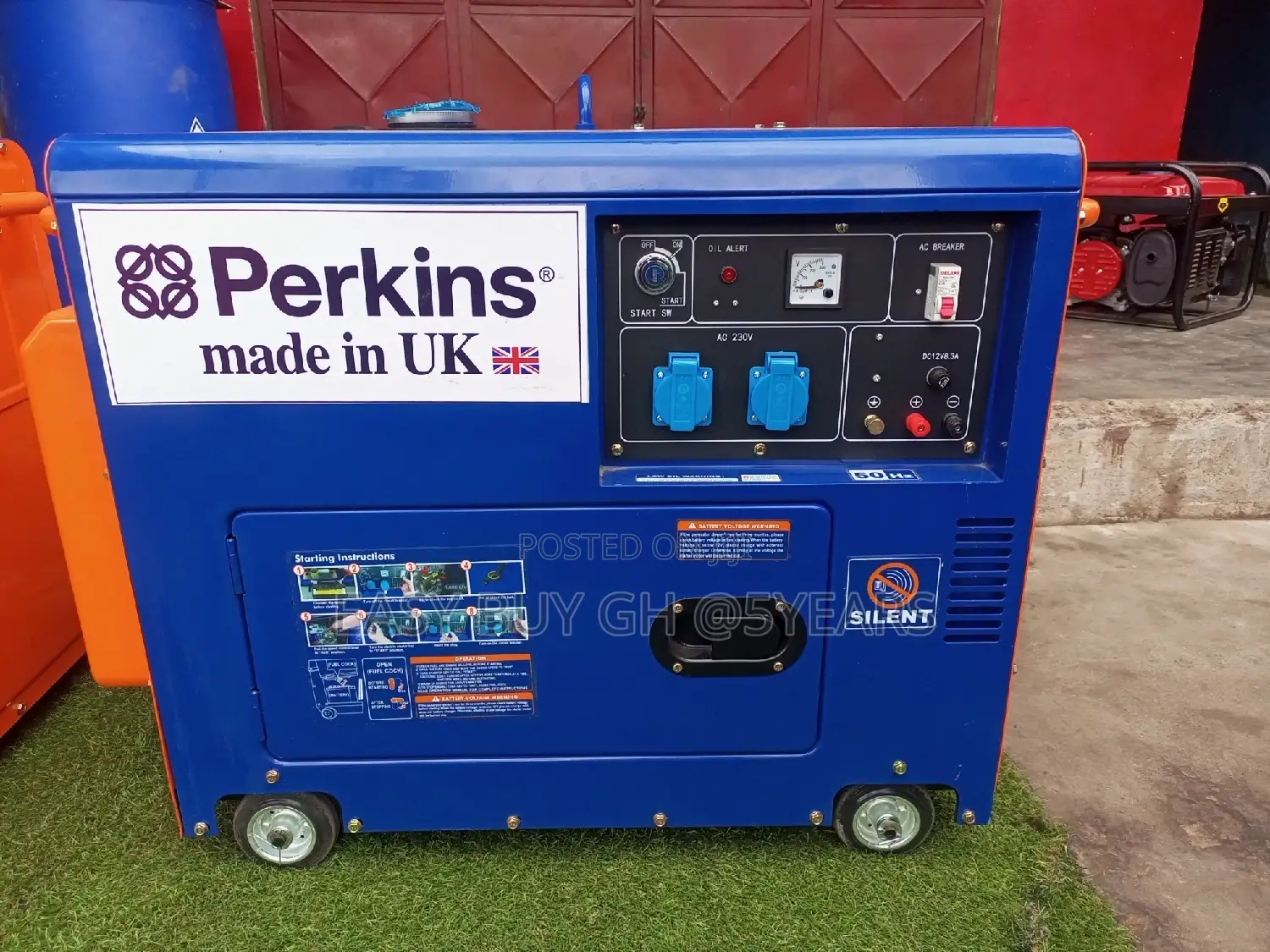 Perkins 10kva Generator Silent 13000watts