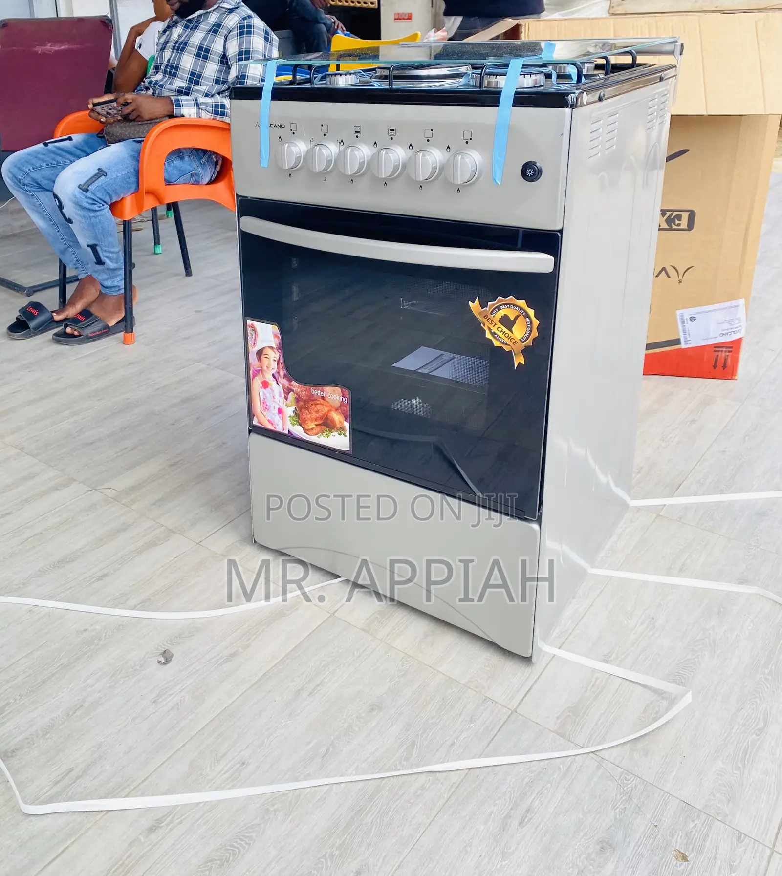 Buy Adorable Volcano 50x50 Gray 4 Gas Cooker.