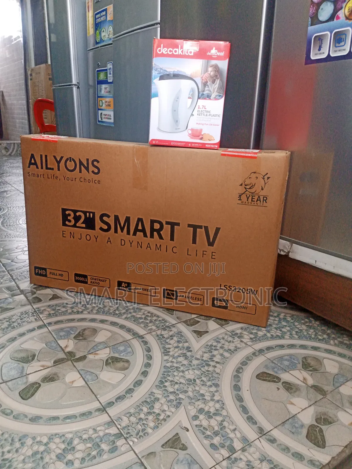 Ailyons Smart Android 32inches Television T2/S2 Brand New