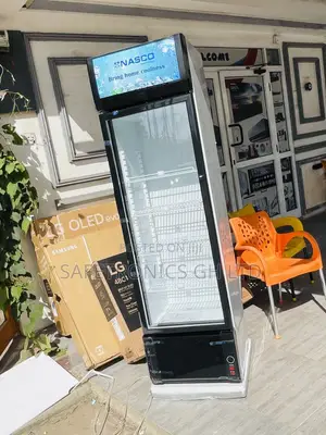 Glass Singledoor Nas-Fl350-1dr Display Electric Fridge