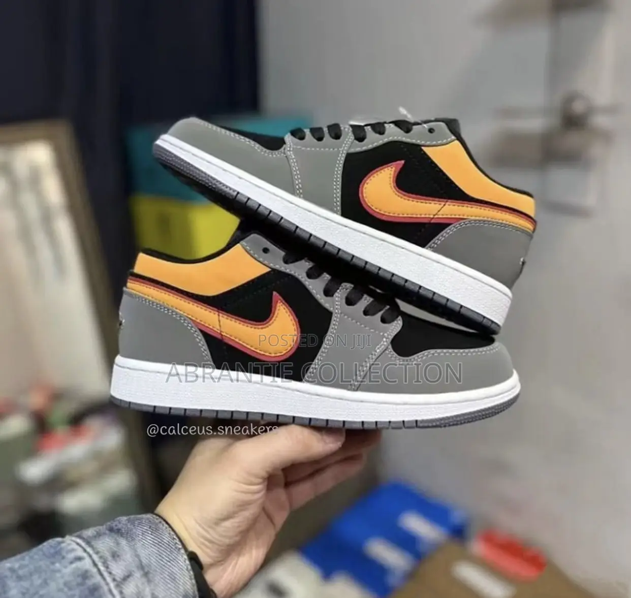 Nike Air Jordan 1 Low Grey/Orange