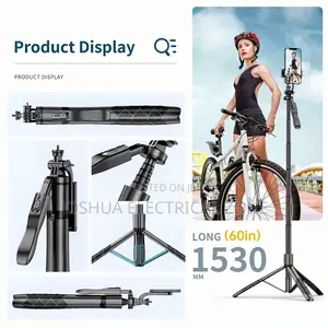 Selfie Stick Tripod 360° Balance Handle. 153cm Long. L16