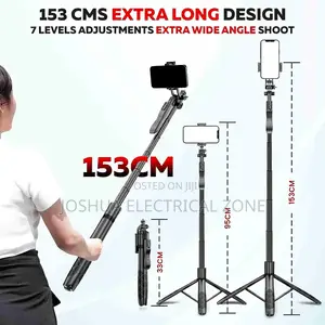 Selfie Stick Tripod 360° Balance Handle. 153cm Long. L16