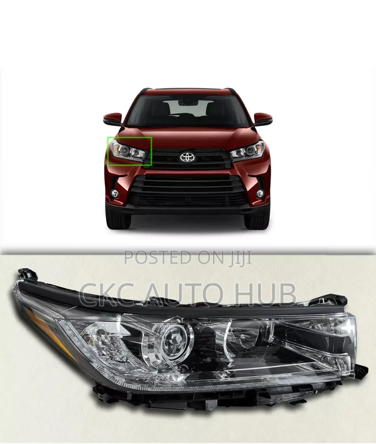 Higlander 2017 2018 2019 Headlight