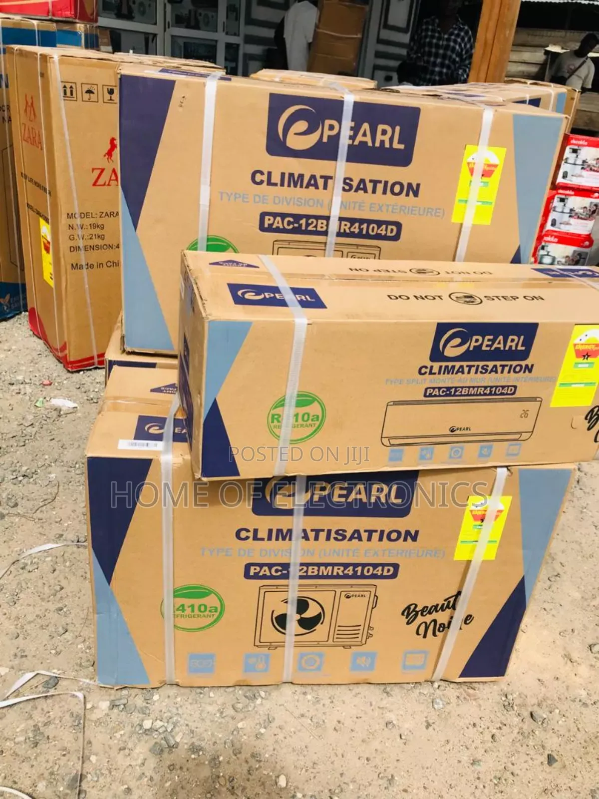 Tear Rubber Pearl 1.5hp R410a Split Black Air Conditioner