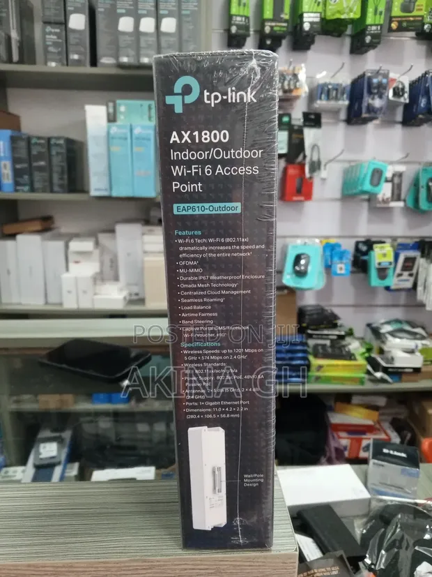 Tp-Link Omada Ax1800 Wi-Fi 6 Access Point Eap610 2
