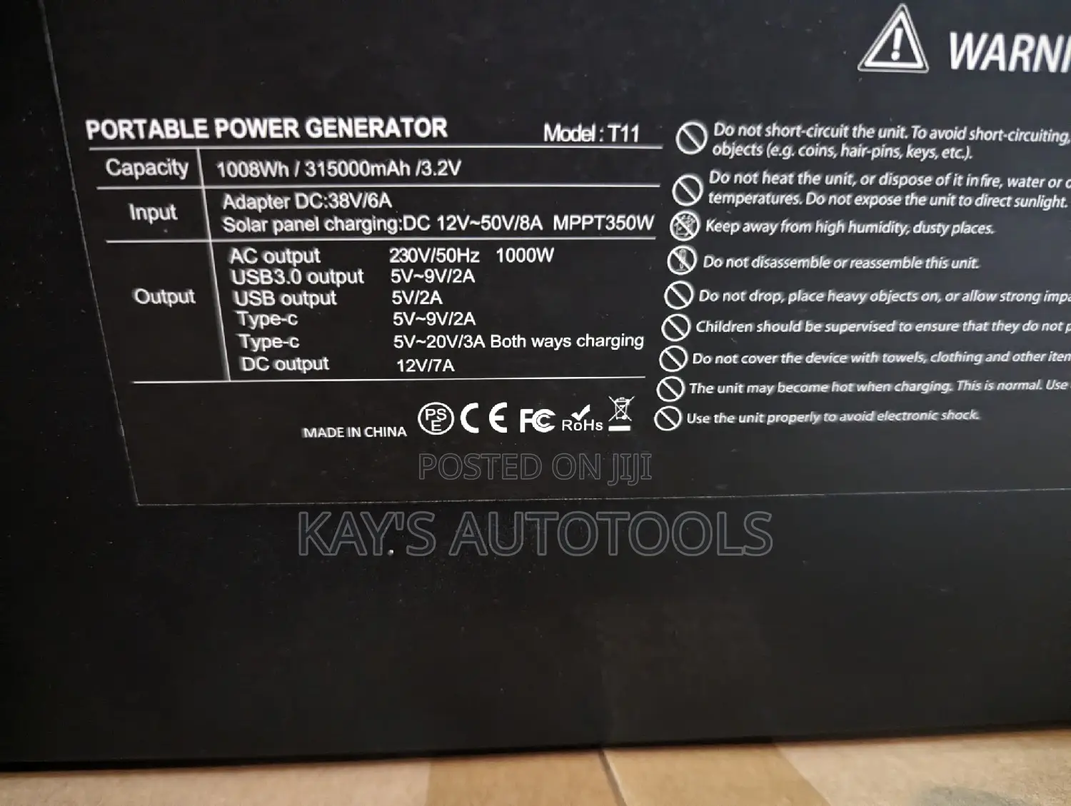 High Quality Lifepo4 1200w Solar Power Station