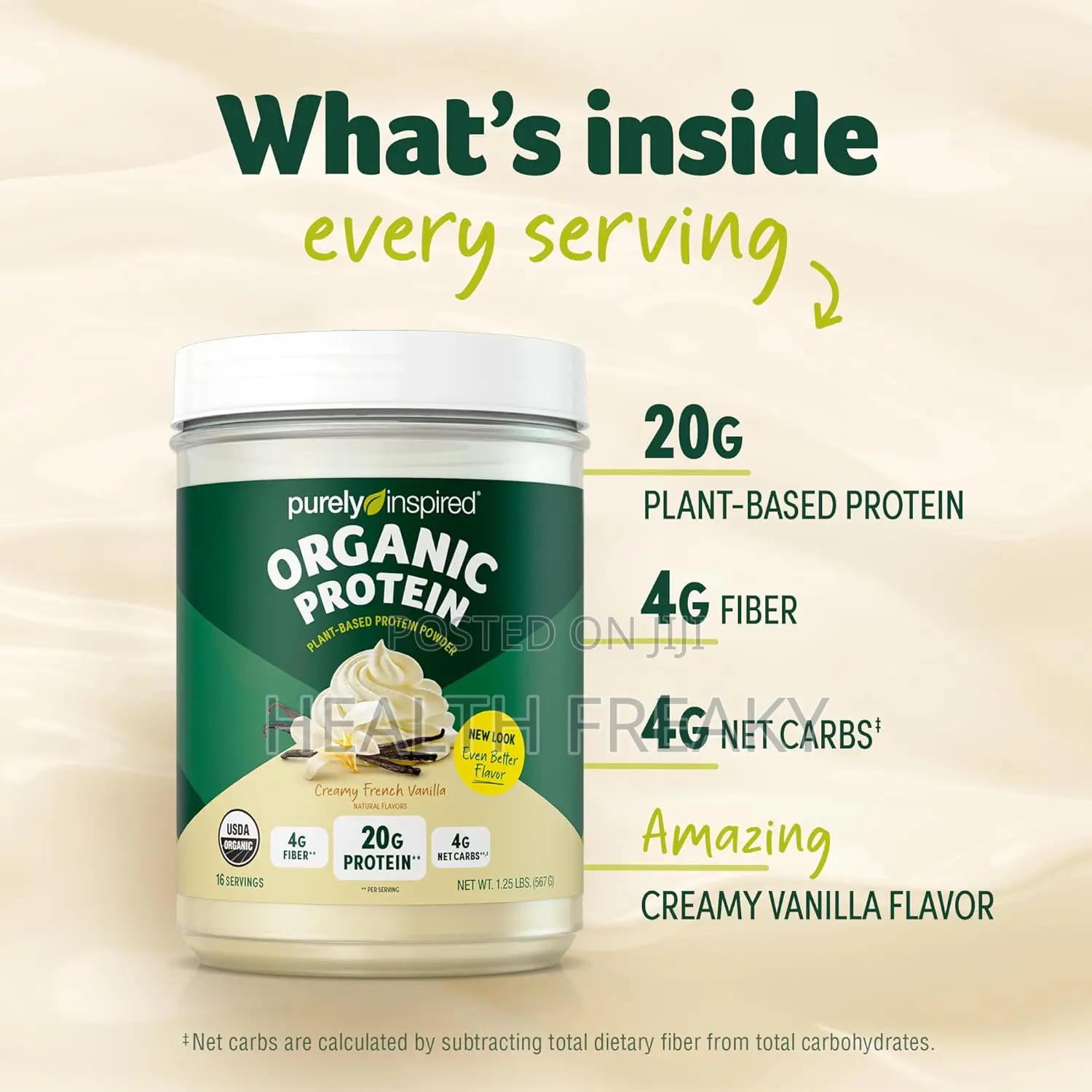 Organic Plant Protein Purely Inspired Vegan Plant Protein