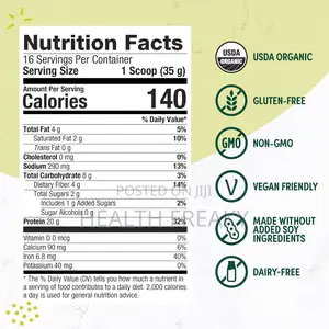 Organic Plant Protein Purely Inspired Vegan Plant Protein