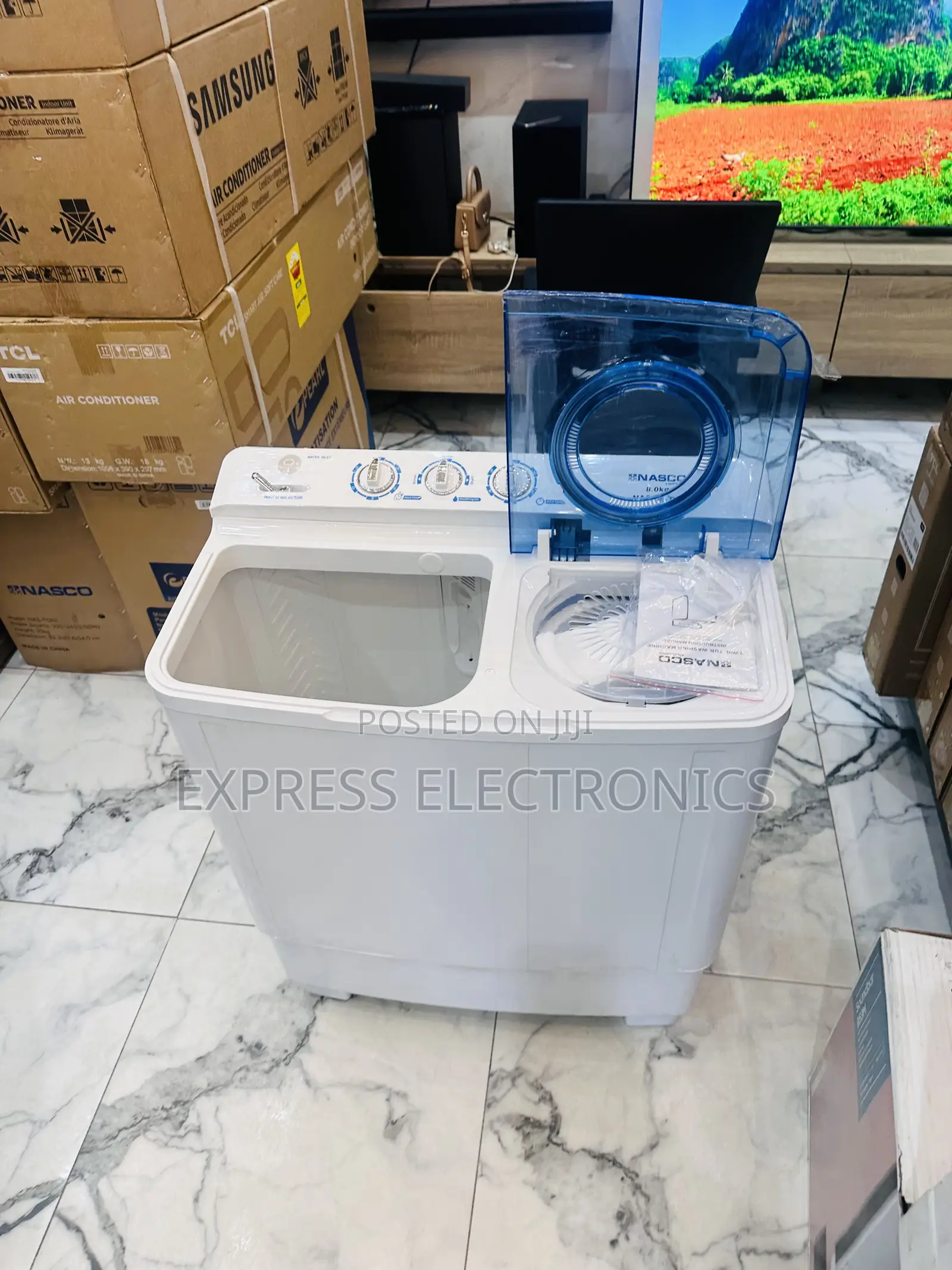 Shop for the New White Nasco 7kg Topload Washing Machine——.