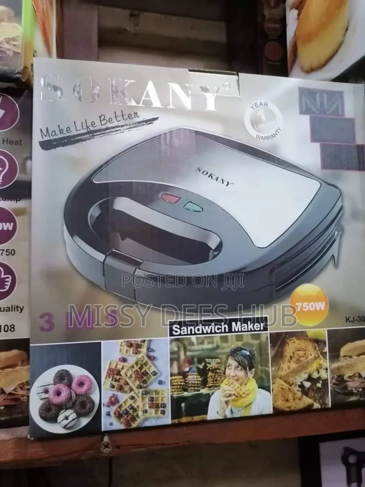 Sokany 3in1 Sandwich Maker