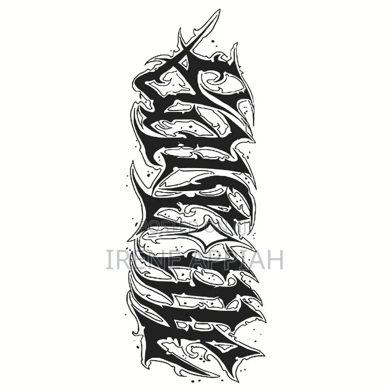 Sleeve Semi Permanent Tattoo Stickers
