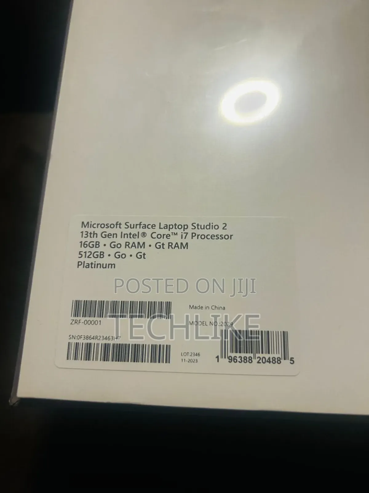 New Microsoft Surface Laptop Studio 2 16GB Intel Core i7 SSD 512GB