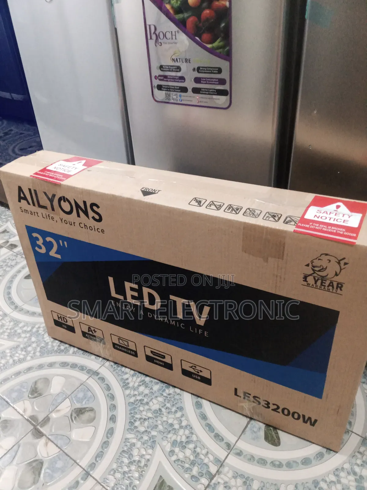 Led Television One Year Warranty Digital Satellite Tv#