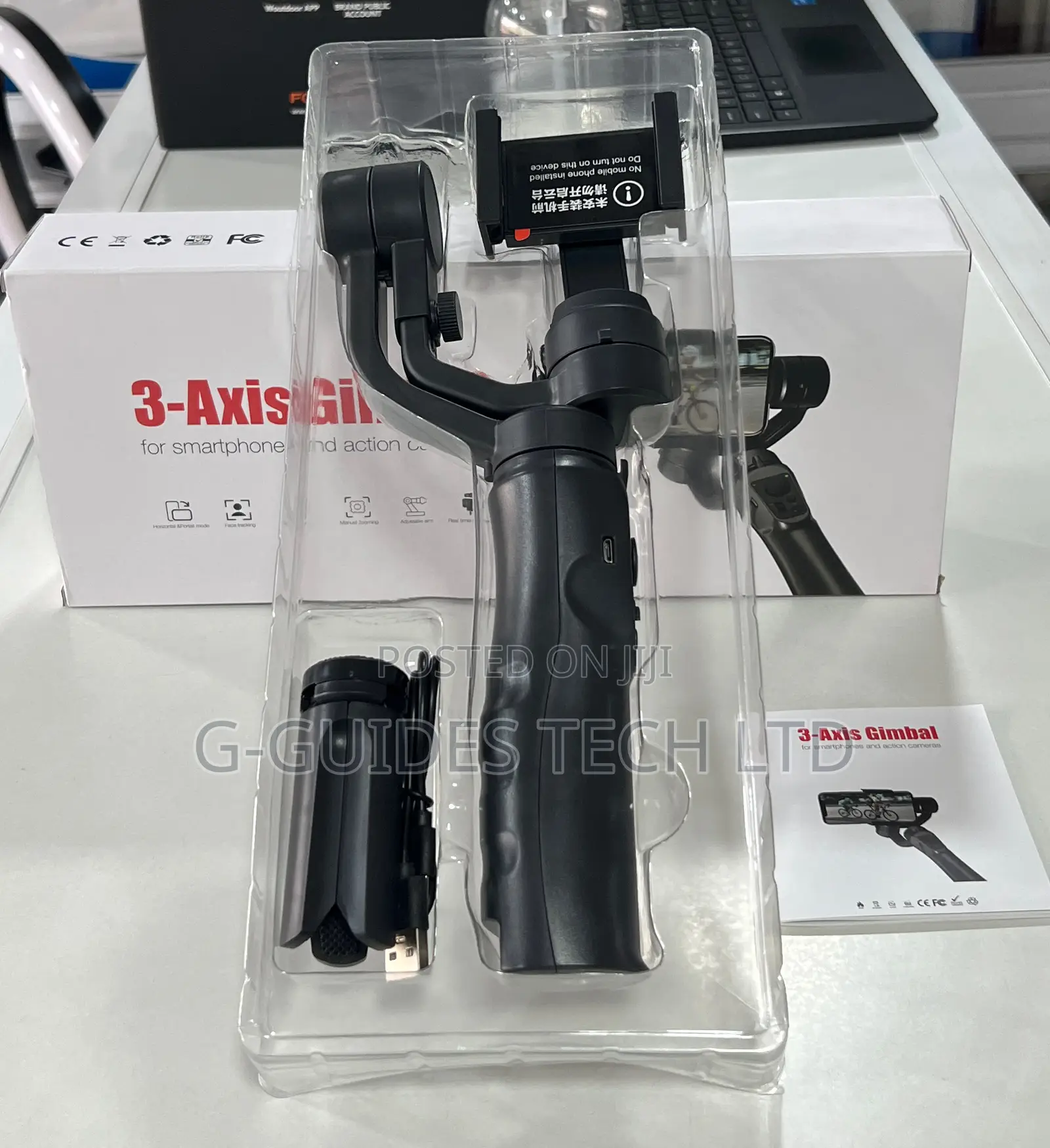 3-axis Gimbal Stabilizer For Smartphones And Action Cameras