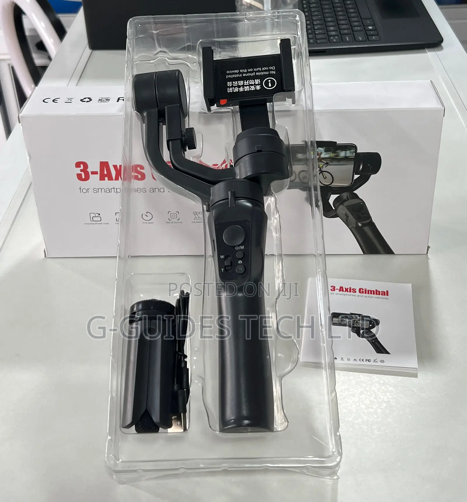 3-axis Gimbal Stabilizer For Smartphones And Action Cameras