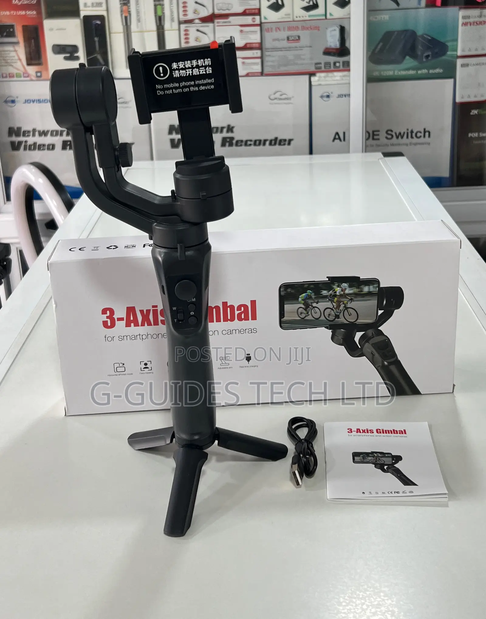 3-axis Gimbal Stabilizer For Smartphones And Action Cameras