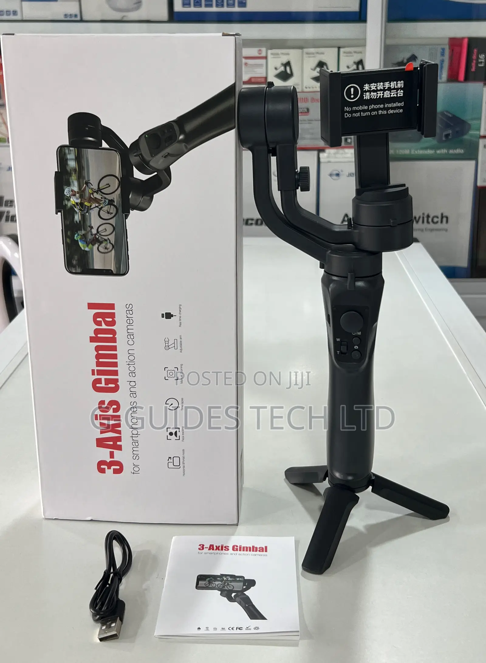 3-axis Gimbal Stabilizer For Smartphones And Action Cameras