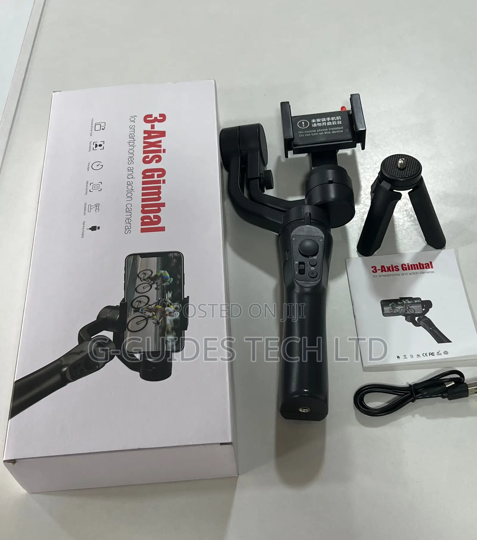 3-axis Gimbal Stabilizer For Smartphones And Action Cameras