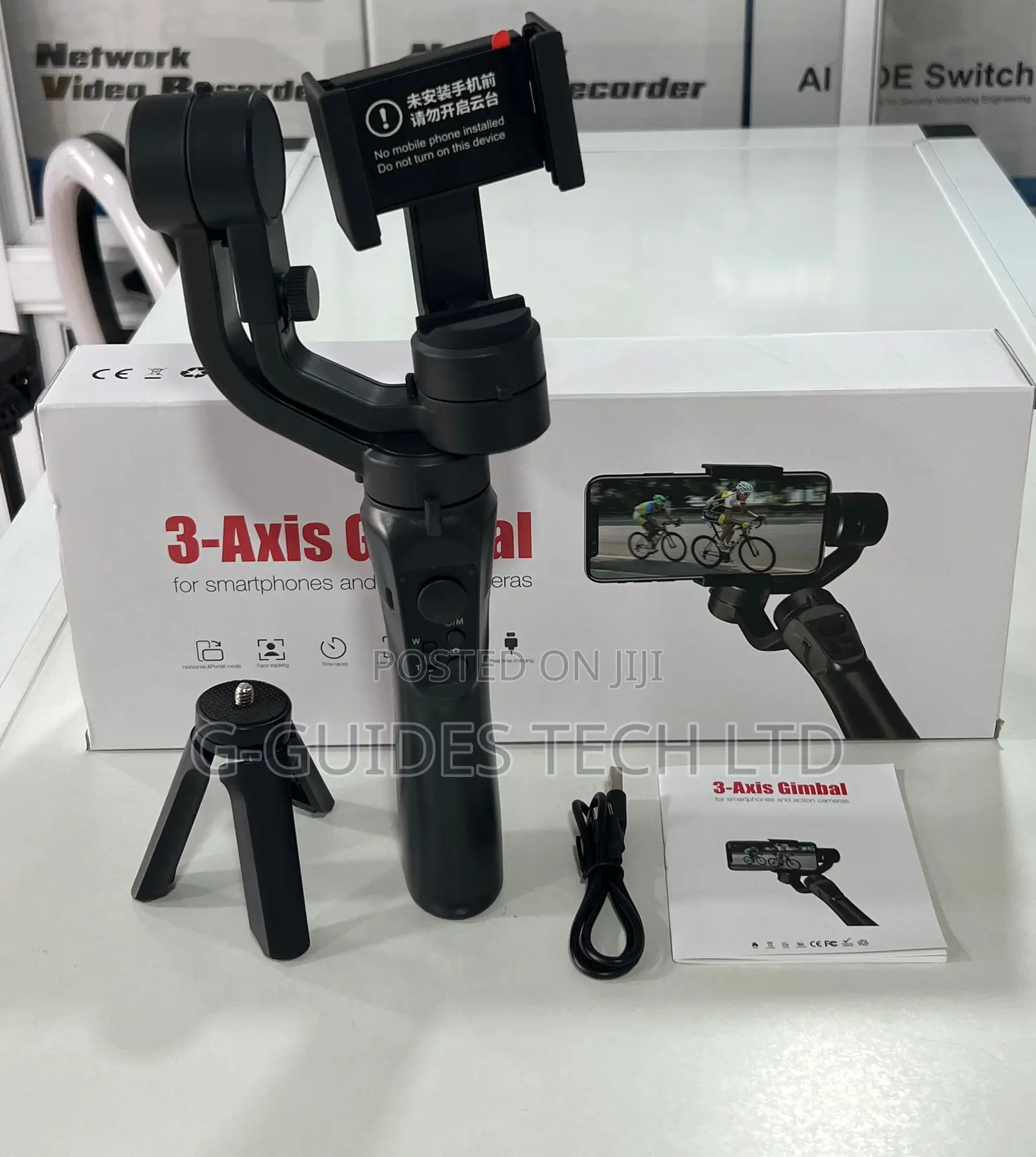 3-axis Gimbal Stabilizer For Smartphones And Action Cameras