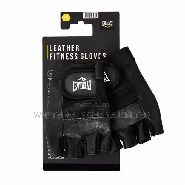 High-Quality Everlast Leather Gym Gloves-Comfort Durability