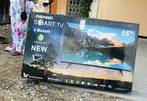 UHD 55 Inches Glossy Led Asano Crystal Television Tv