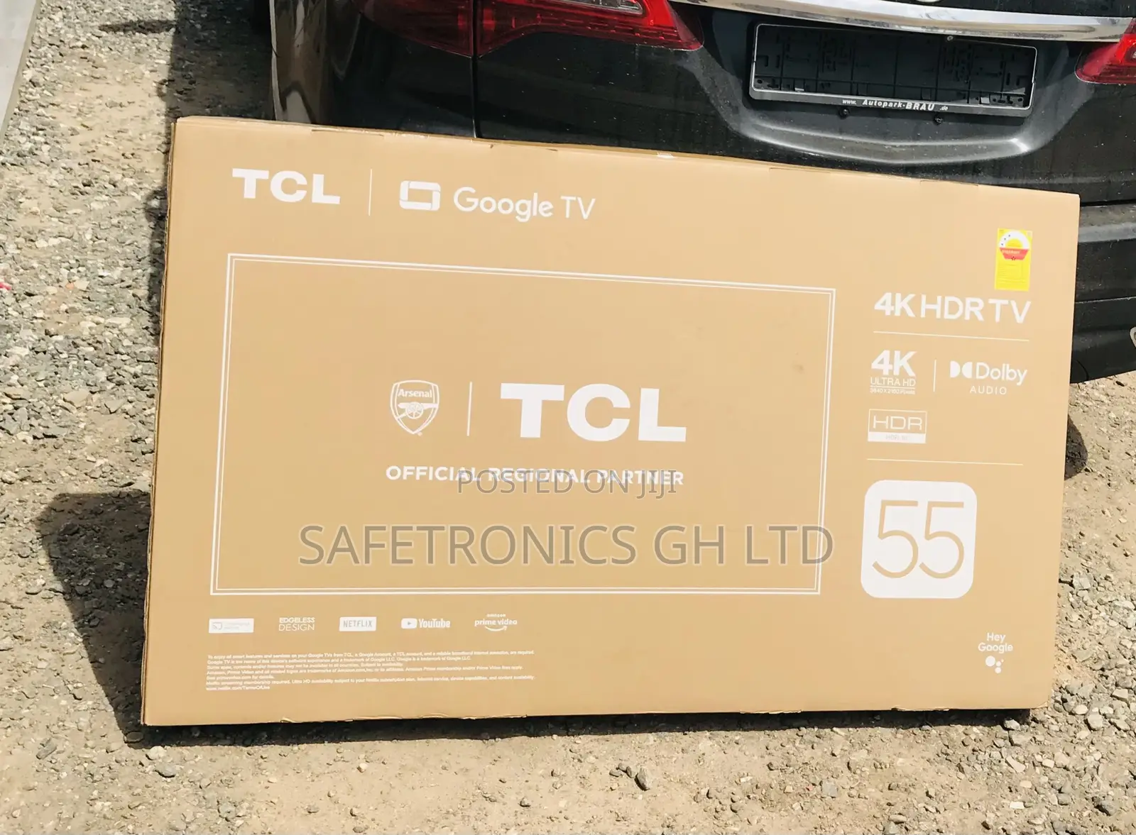 Smart 55 Inches Glossy Led Uhd TCL P635 Crystal Tv